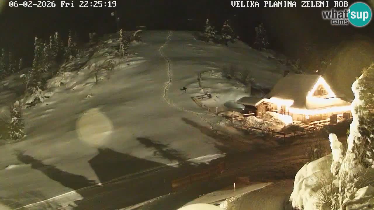 Zeleni Rob | Webcam live Velika Planina