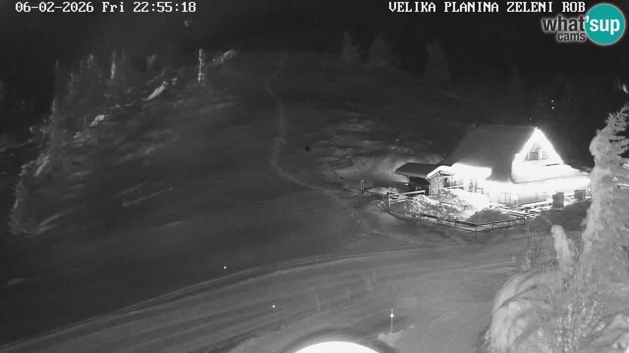 Zeleni Rob | Web kamera Velika Planina