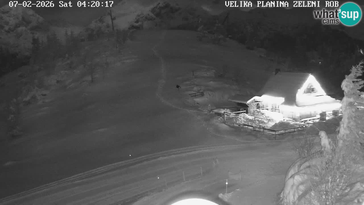 Zeleni Rob | Web kamera Velika Planina