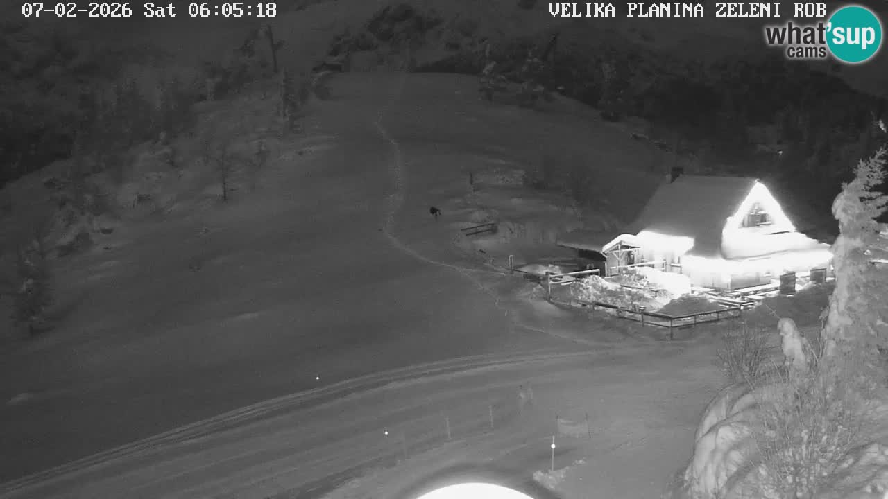 Zeleni Rob | Web kamera Velika Planina