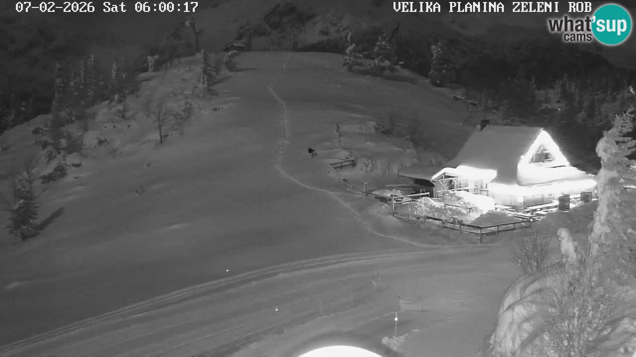 Zeleni Rob | Web kamera Velika Planina