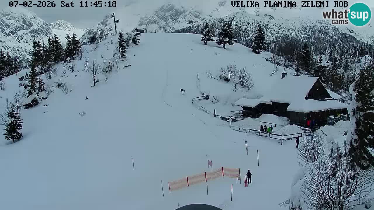 Zeleni Rob | Web kamera Velika Planina