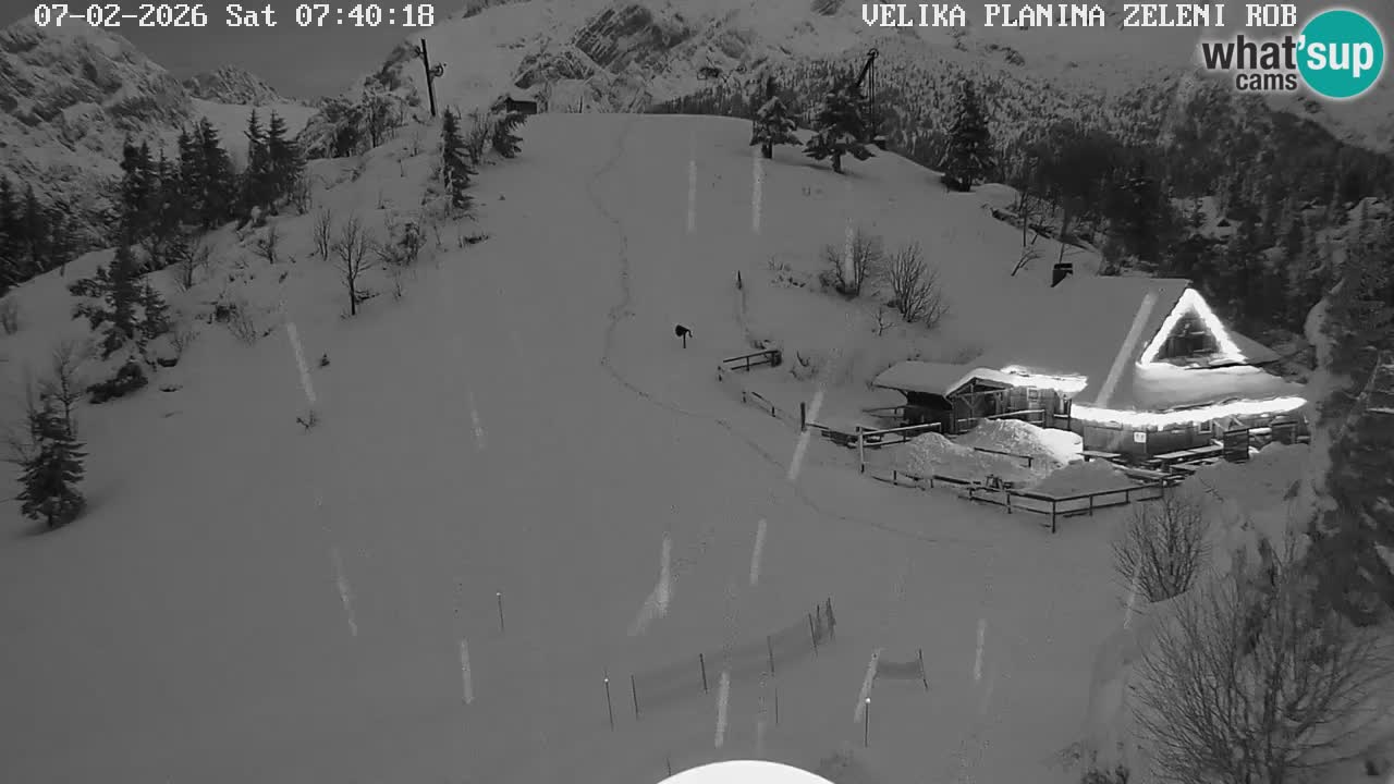Zeleni Rob | Web kamera Velika Planina