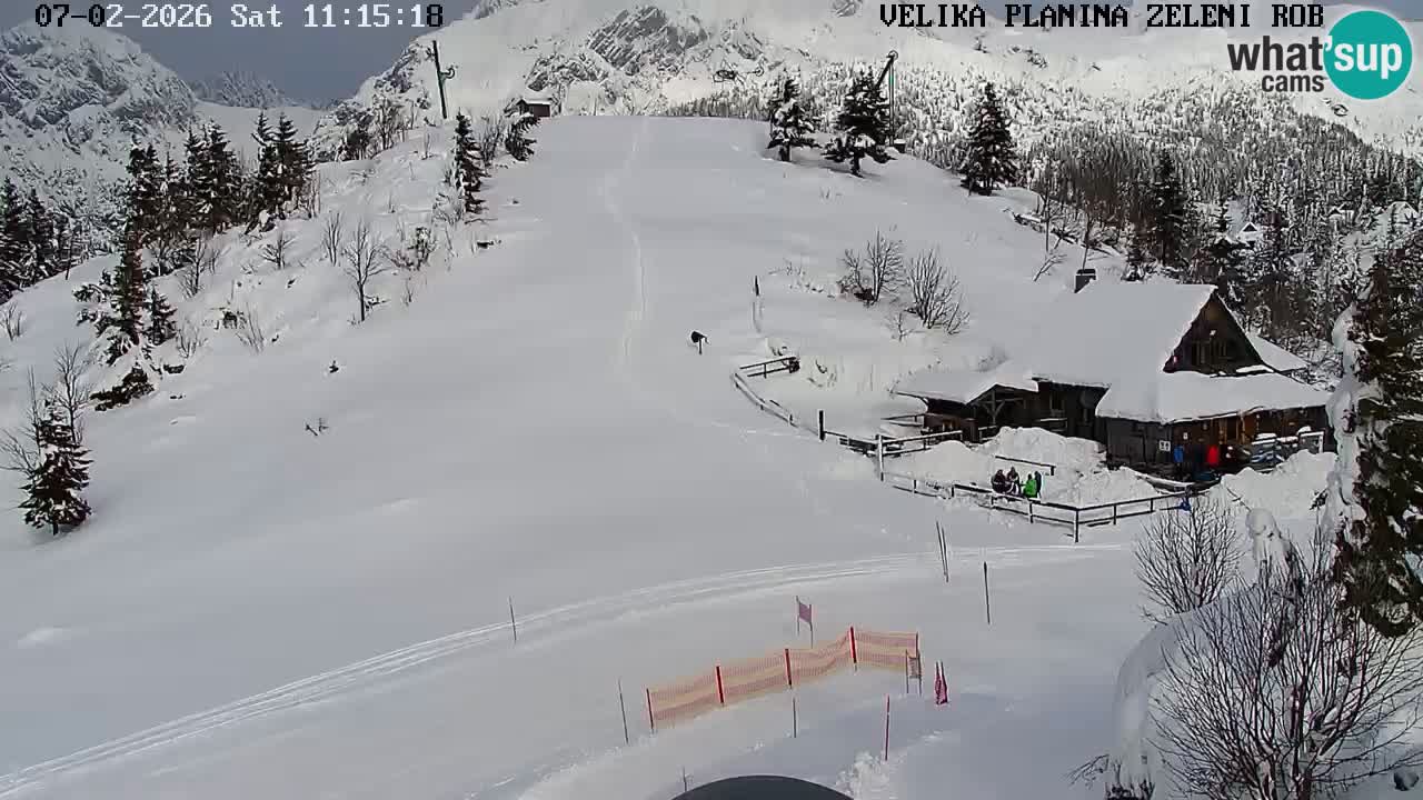 Zeleni Rob – Webcam live | Velika Planina