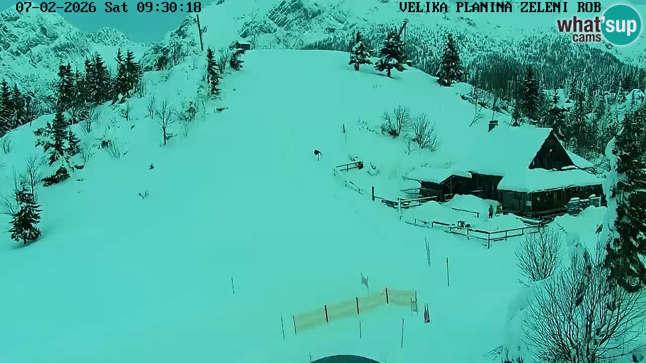 Zeleni Rob | Web kamera Velika Planina
