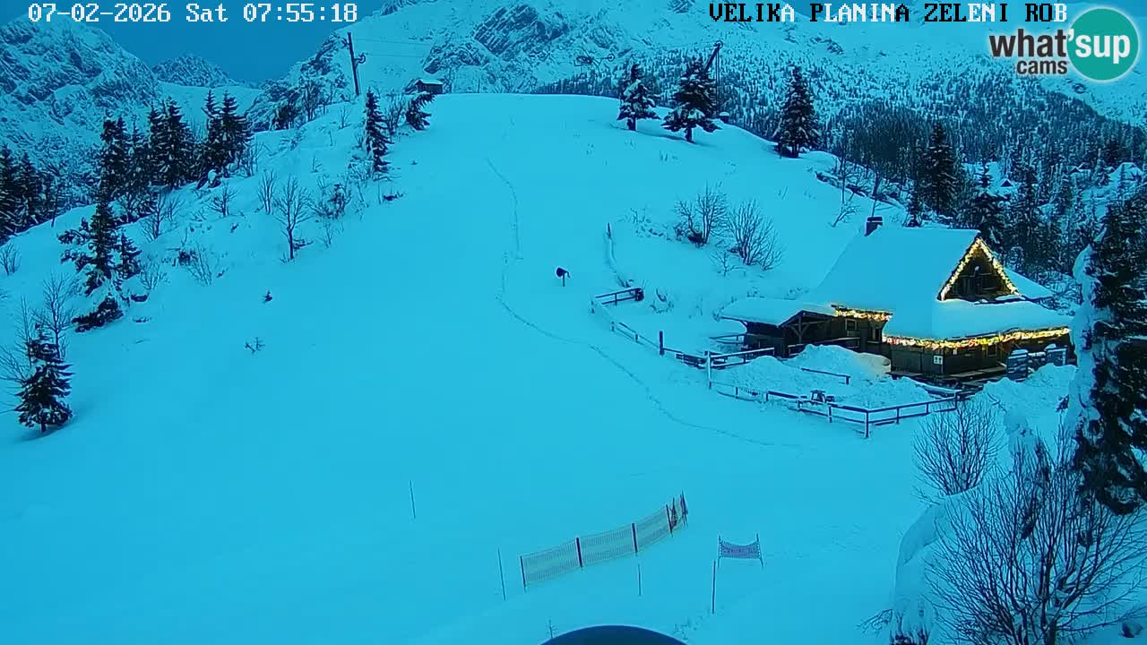Zeleni Rob | Web kamera Velika Planina