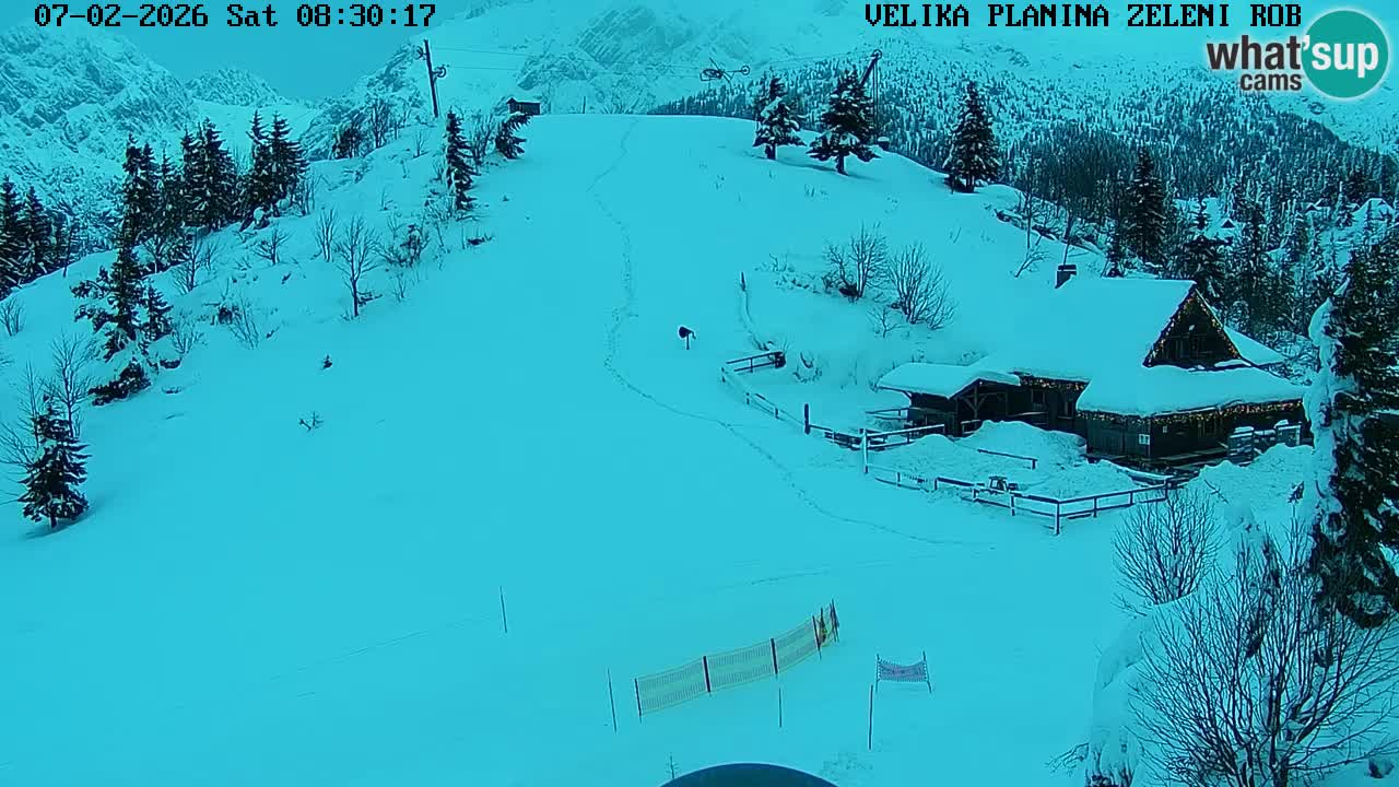 Zeleni Rob – Webcam live | Velika Planina