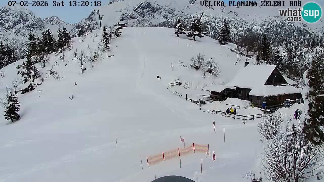 Zeleni Rob | Web kamera Velika Planina