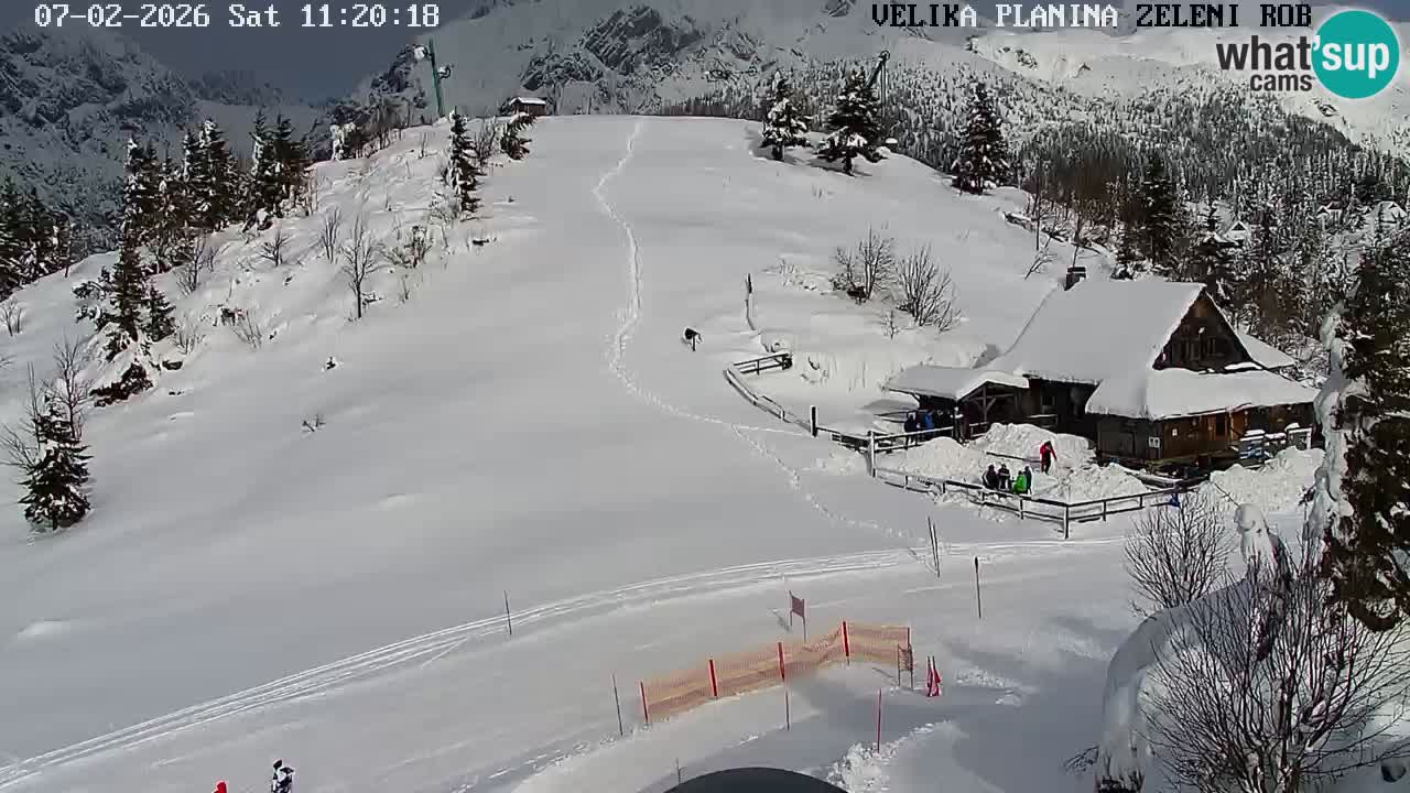 Zeleni Rob | Webcam live Velika Planina