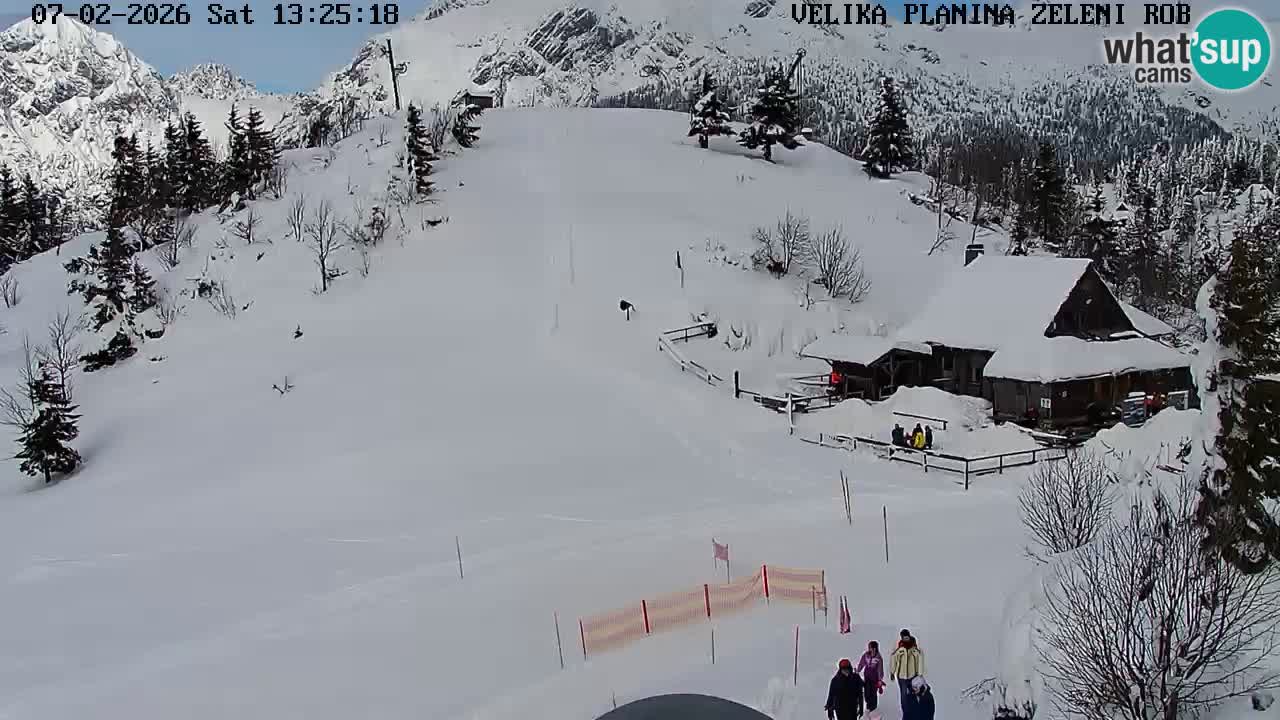 Zeleni Rob – Webcam live | Velika Planina