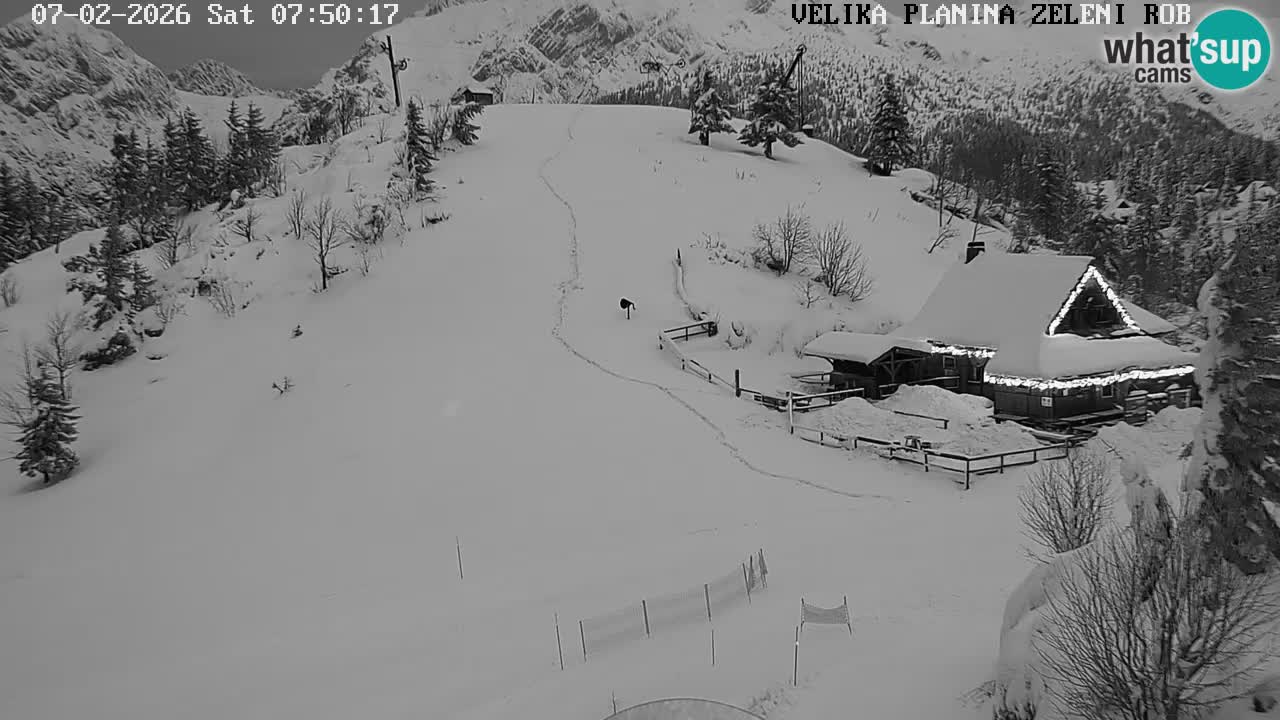 Zeleni Rob | Web kamera Velika Planina