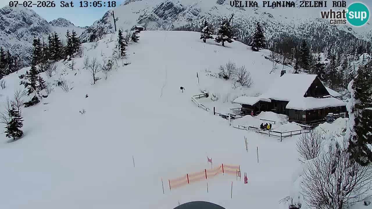 Zeleni Rob – Webcam live | Velika Planina
