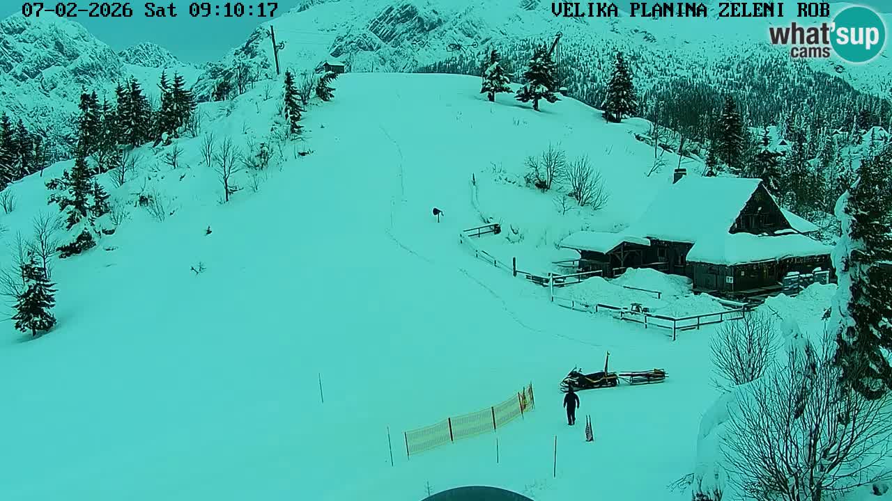 Zeleni Rob – Webcam live | Velika Planina