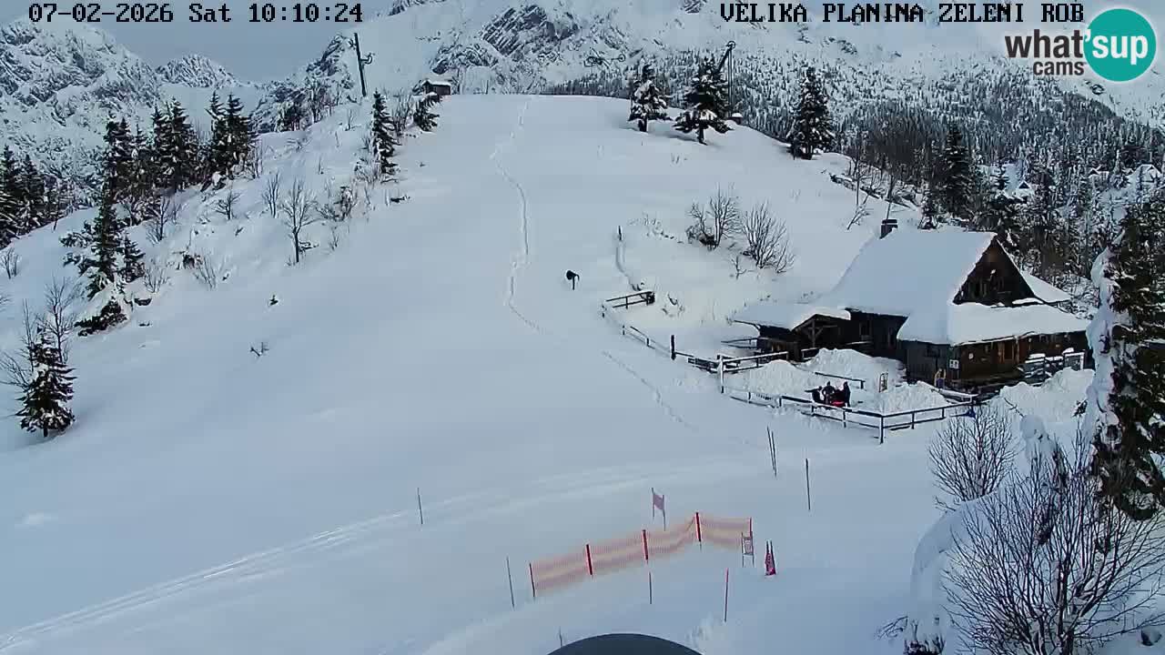 Zeleni Rob | Webcam live Velika Planina