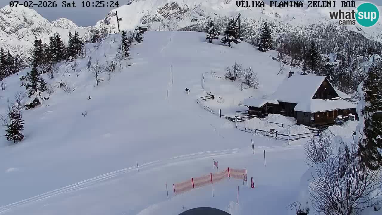 Zeleni Rob | Webcam live Velika Planina