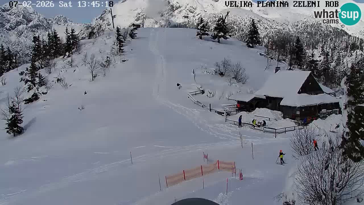 Zeleni Rob | Webcam live Velika Planina