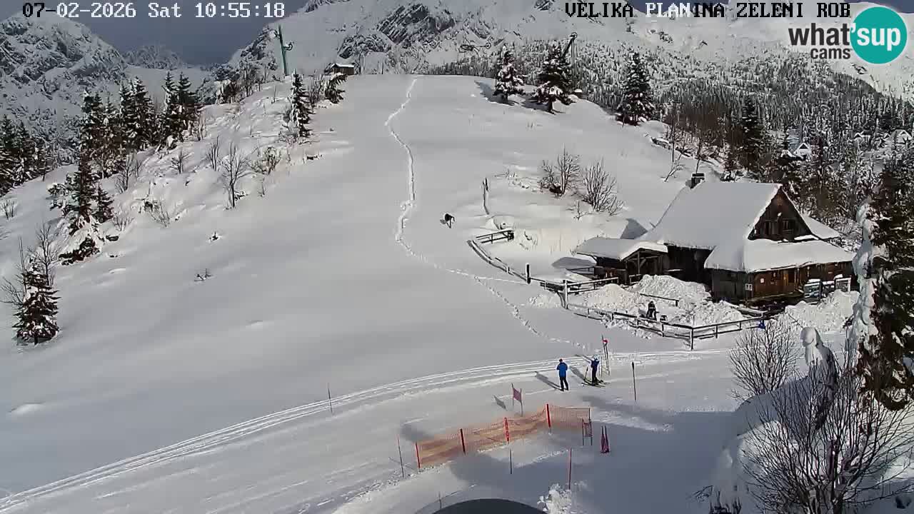 Zeleni Rob – Webcam live | Velika Planina