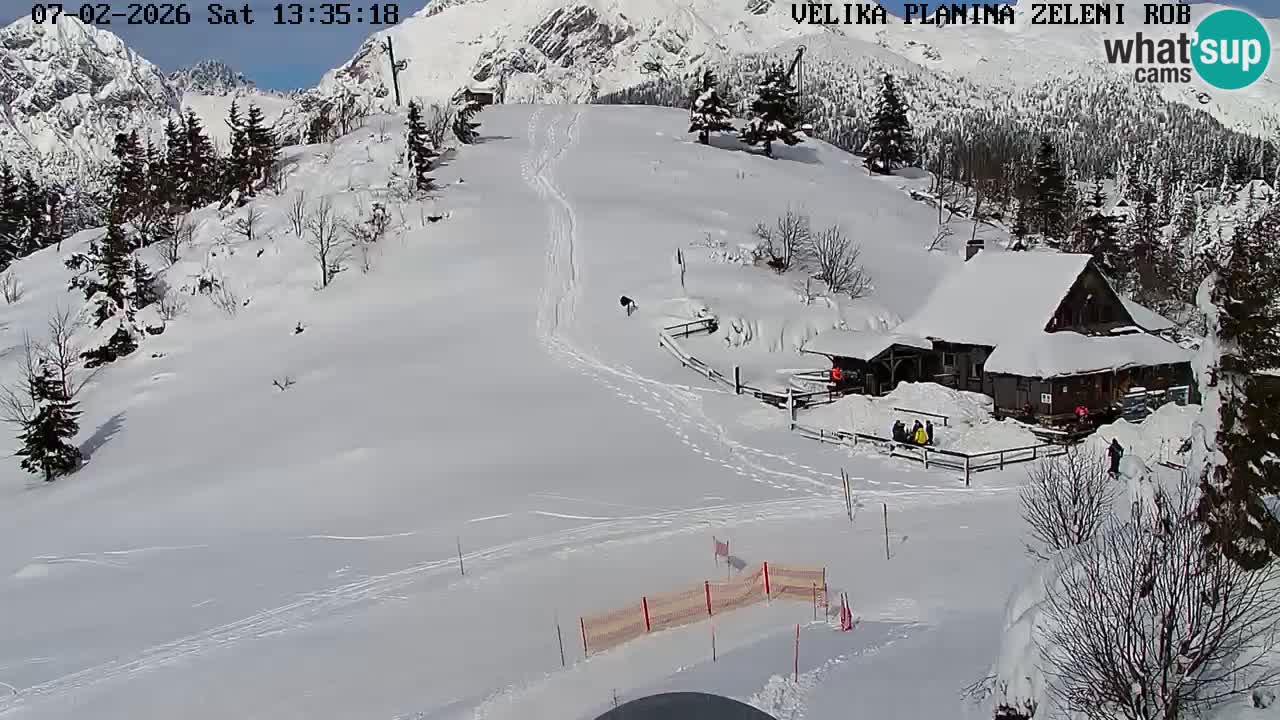 Zeleni Rob | Web kamera Velika Planina