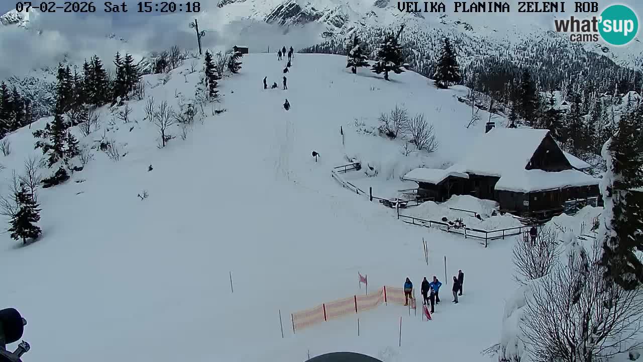 Zeleni Rob – Webcam live | Velika Planina