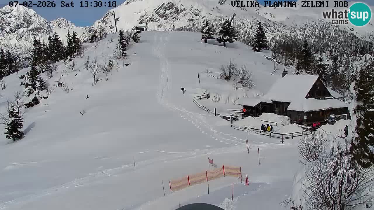 Zeleni Rob | Web kamera Velika Planina
