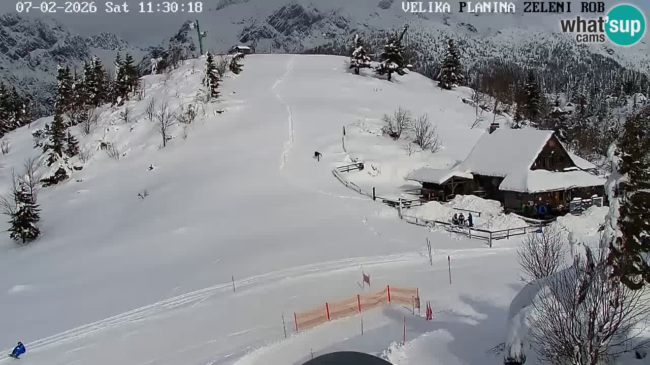 Zeleni Rob – Webcam live | Velika Planina