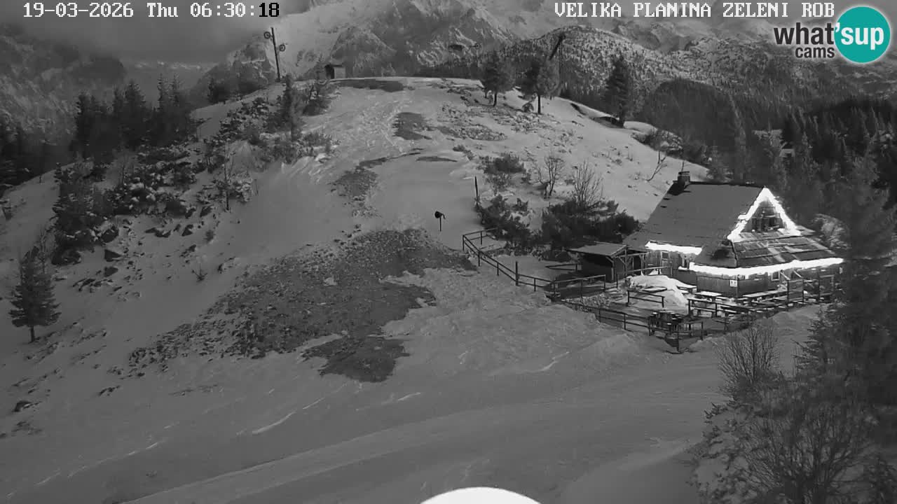 Zeleni Rob – Webcam live | Velika Planina