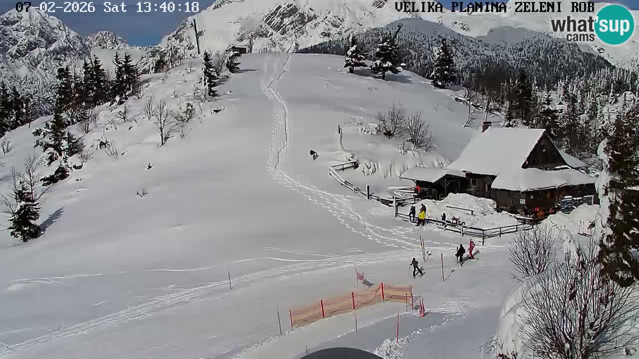 Zeleni Rob | Webcam live Velika Planina