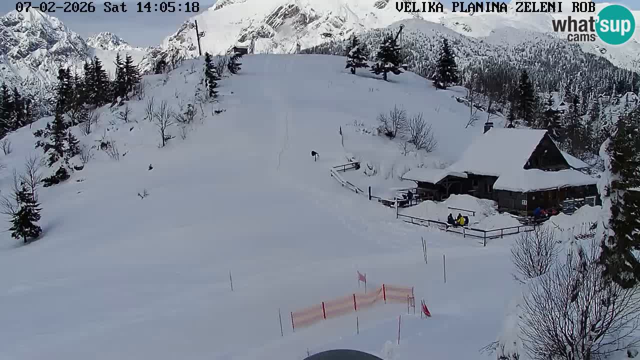 Zeleni Rob | Webcam en vivo Velika Planina