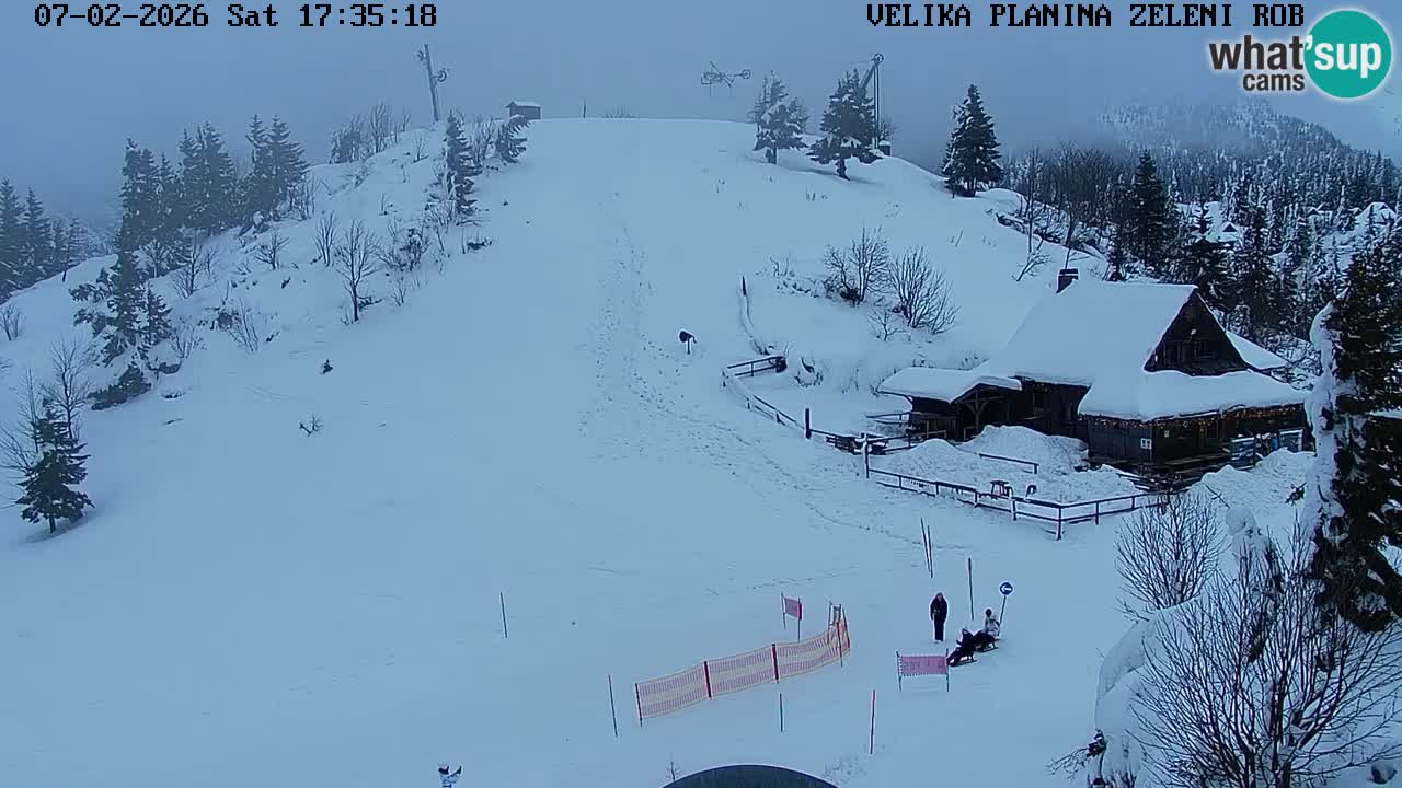 Zeleni Rob – Webcam live | Velika Planina