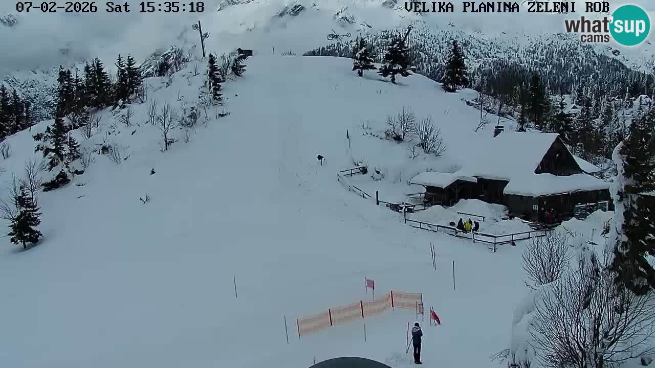 Zeleni Rob | Webcam live Velika Planina