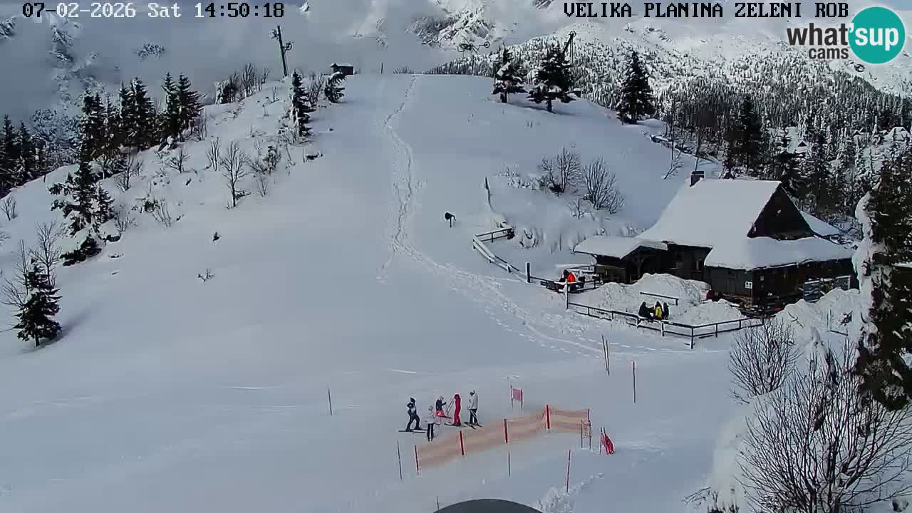 Zeleni Rob | Webcam live Velika Planina