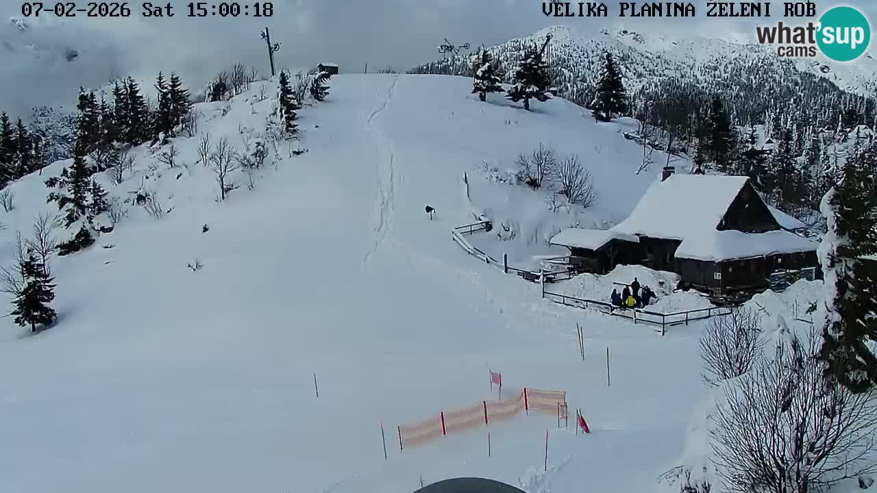 Zeleni Rob – Webcam live | Velika Planina
