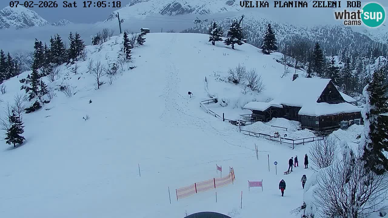 Zeleni Rob | Web kamera Velika Planina