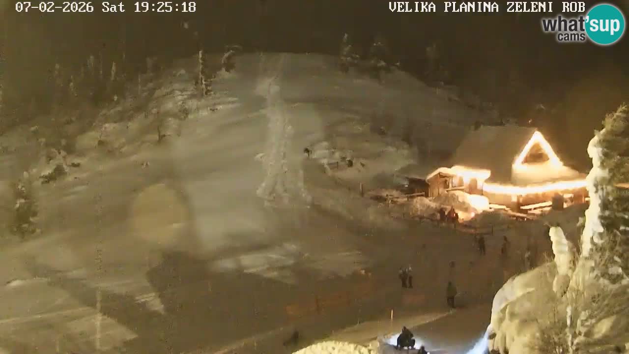 Zeleni Rob – kamera v živo | Velika Planina