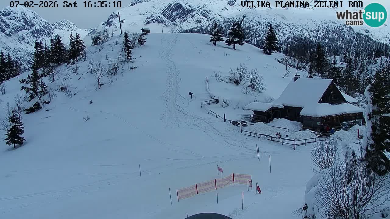 Zeleni Rob | Web kamera Velika Planina