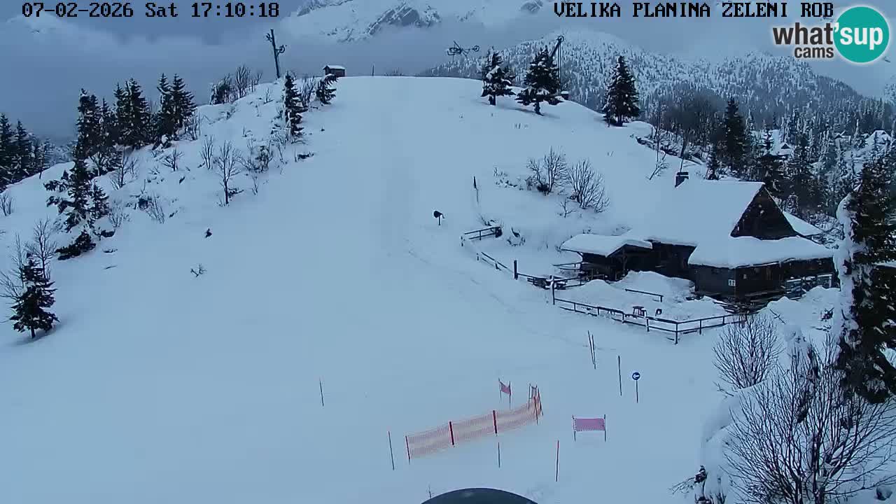Zeleni Rob | Webcam en vivo Velika Planina