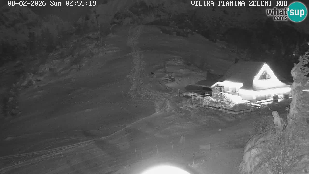 Zeleni Rob | Web kamera Velika Planina