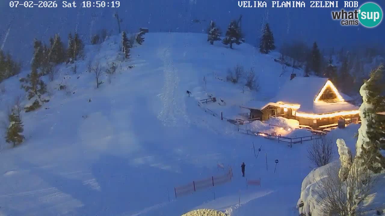 Zeleni Rob | Web kamera Velika Planina