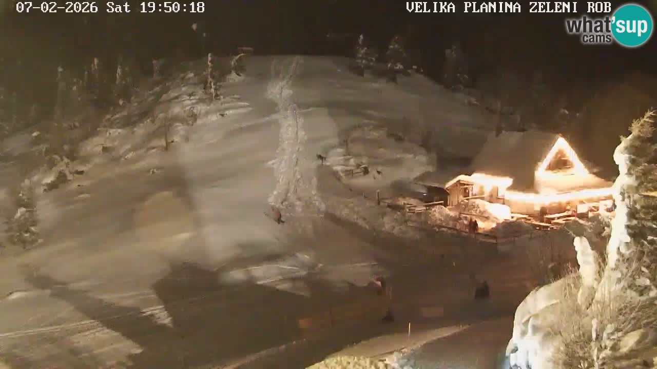 Zeleni Rob | Web kamera Velika Planina