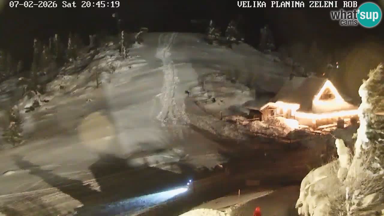 Zeleni Rob | Webcam en vivo Velika Planina