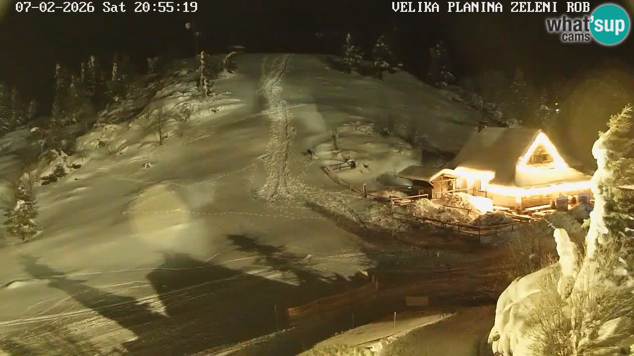 Zeleni Rob | Web kamera Velika Planina