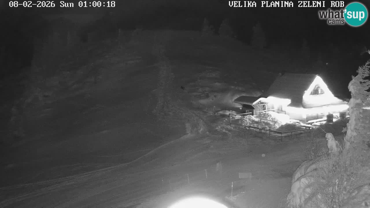 Zeleni Rob | Webcam en vivo Velika Planina