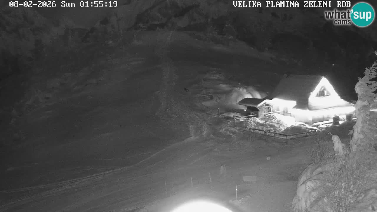Zeleni Rob | Webcam live Velika Planina