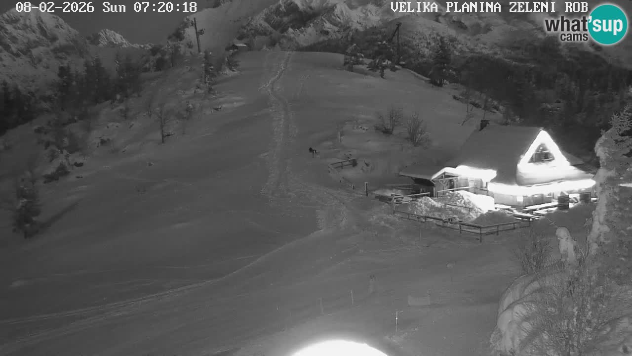 Zeleni Rob – Webcam live | Velika Planina