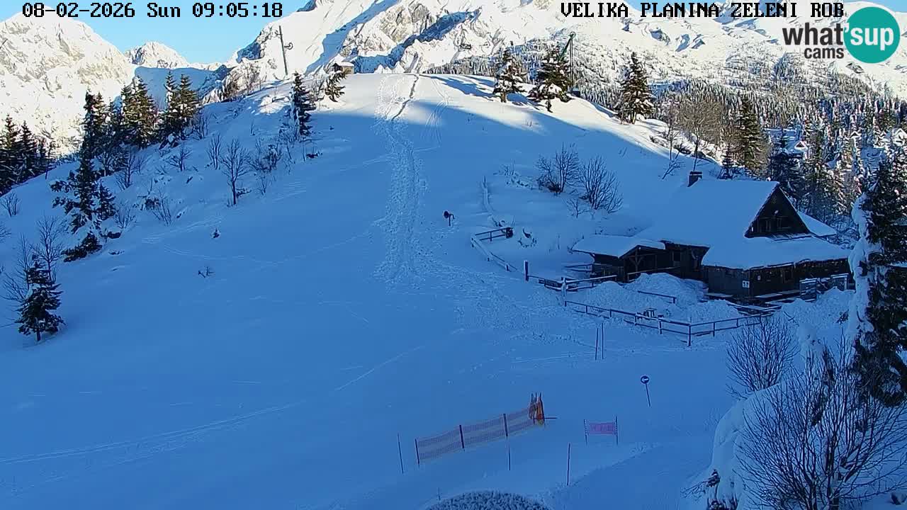 Zeleni Rob – Webcam live | Velika Planina