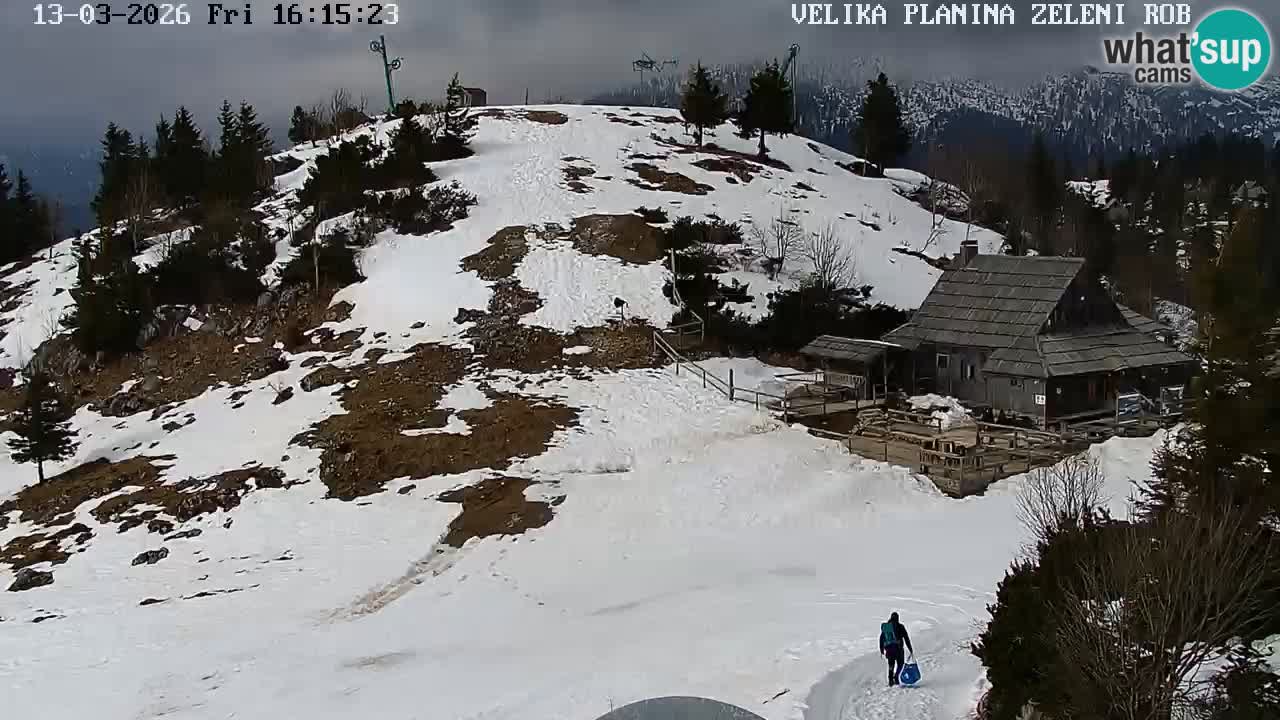 Zeleni Rob | Webcam live Velika Planina