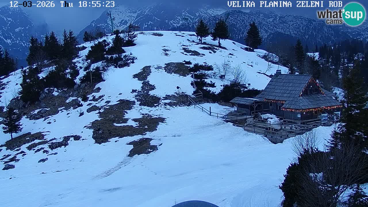 Zeleni Rob – Webcam live | Velika Planina