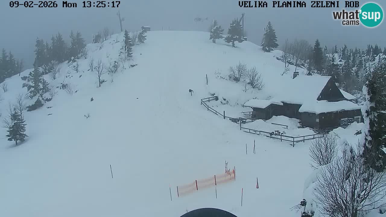 Zeleni Rob | Web kamera Velika Planina