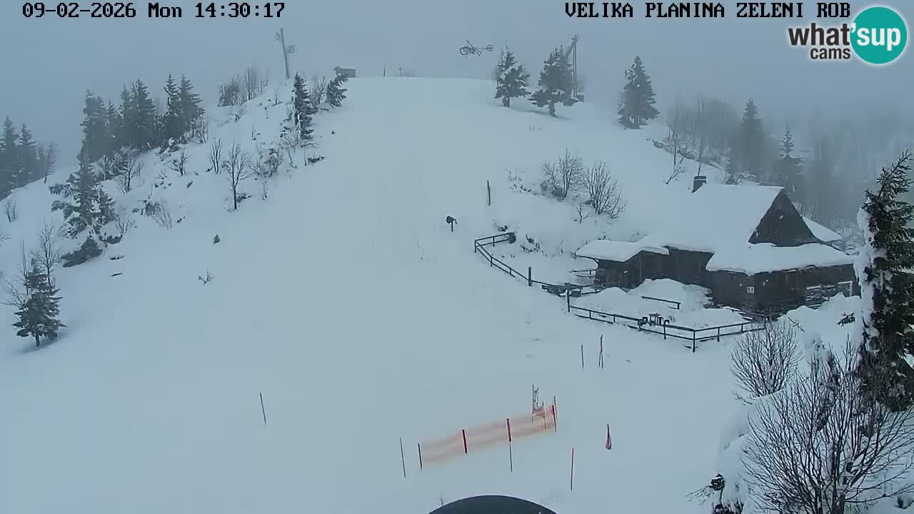 Zeleni Rob | Webcam en vivo Velika Planina