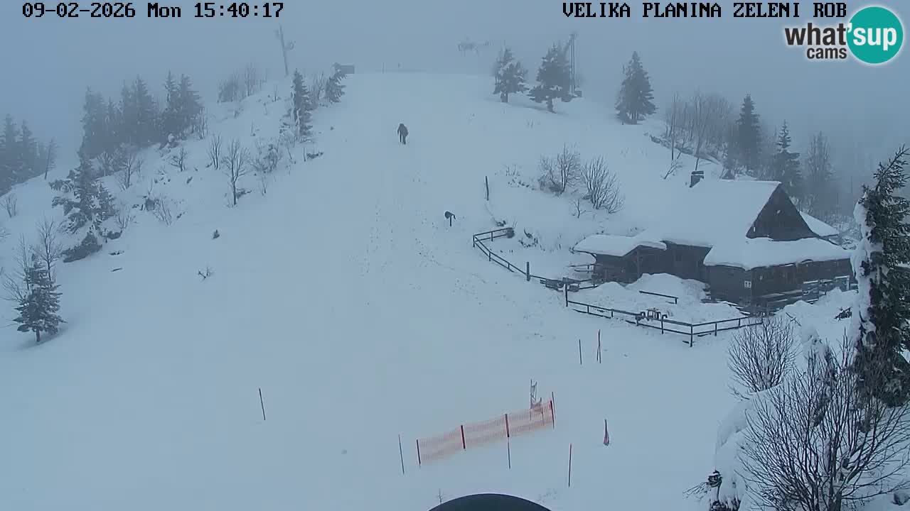 Zeleni Rob – Webcam live | Velika Planina